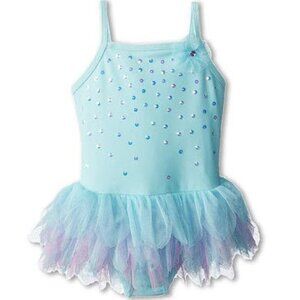 Kate Mack Love Birds Aqua Blue Love Birds Girls Tankini Swimsuit